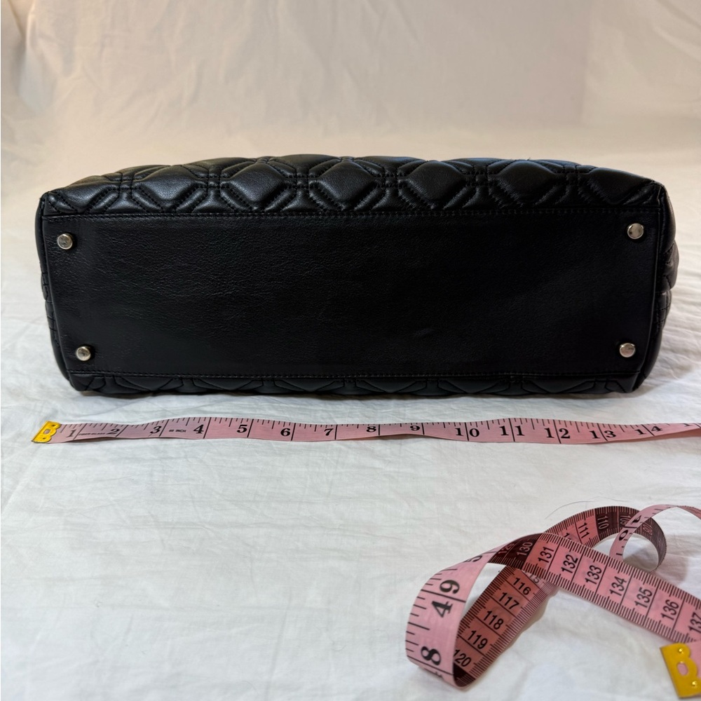 Kate Spade Astor Court Elena Black Quilted Shoulder Bag - Picture 7 of 11